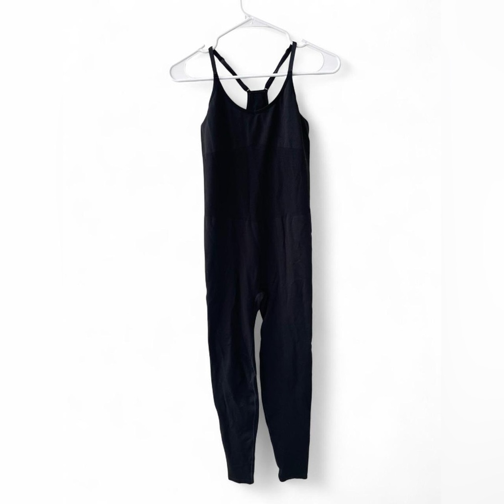 PINK Active Victoria's Secret Black One-Piece Jumpsuit Size S